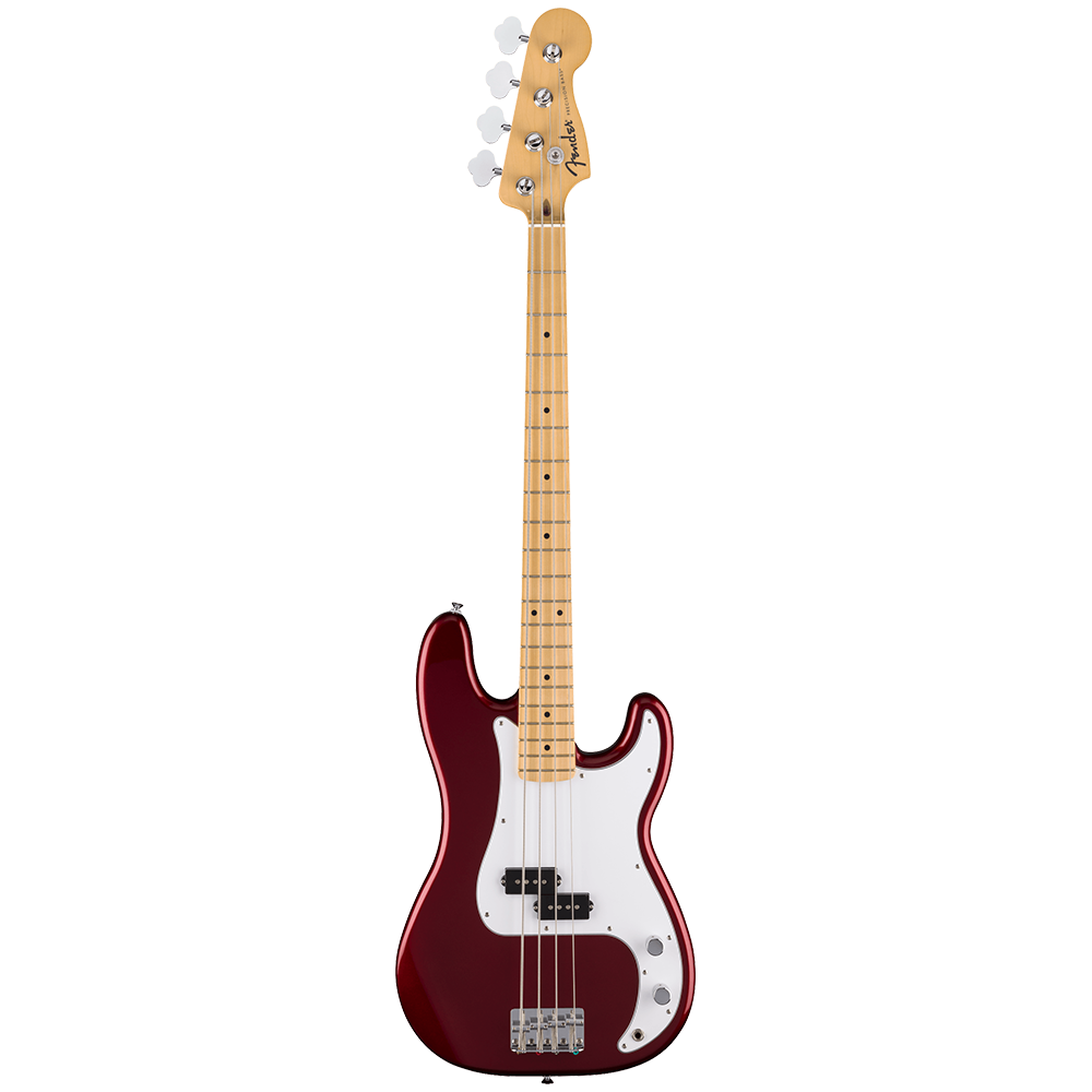 Fender Standard Precision Bass Maple White Pickguard Candy Cola
