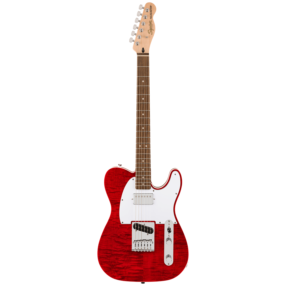 Fender Squier Series Telecaster FMT SH Laurel Crimson Red Transparent
