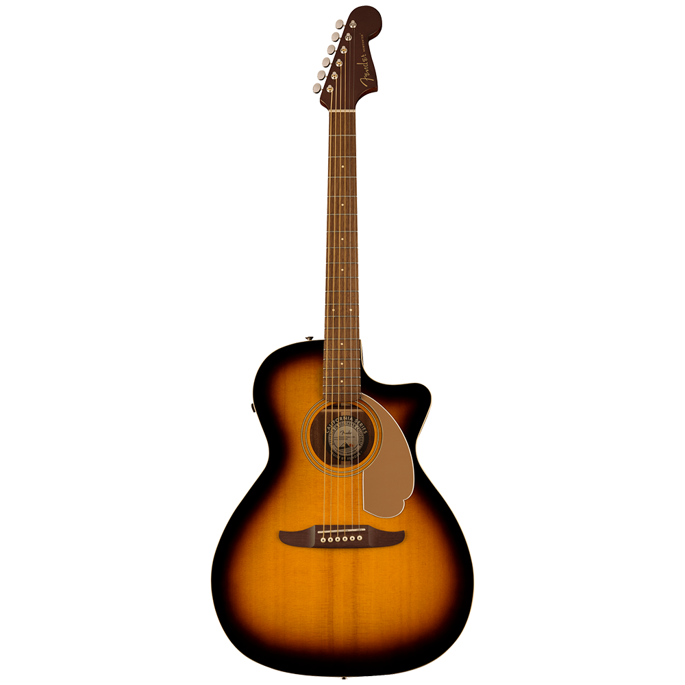 Fender Newporter Player Dreadnought Cutaway Semi Acoustic Guitar