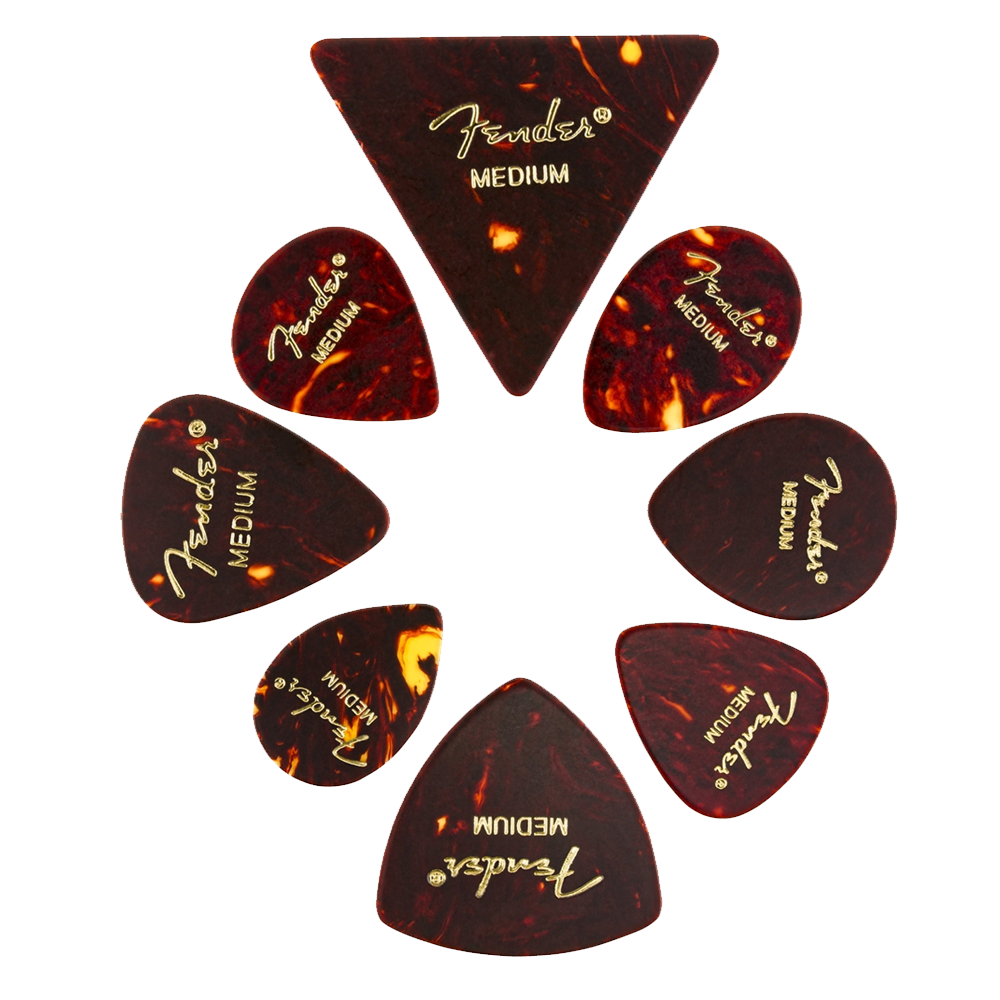 Fender Picks Celluloid Shape Medley Medium