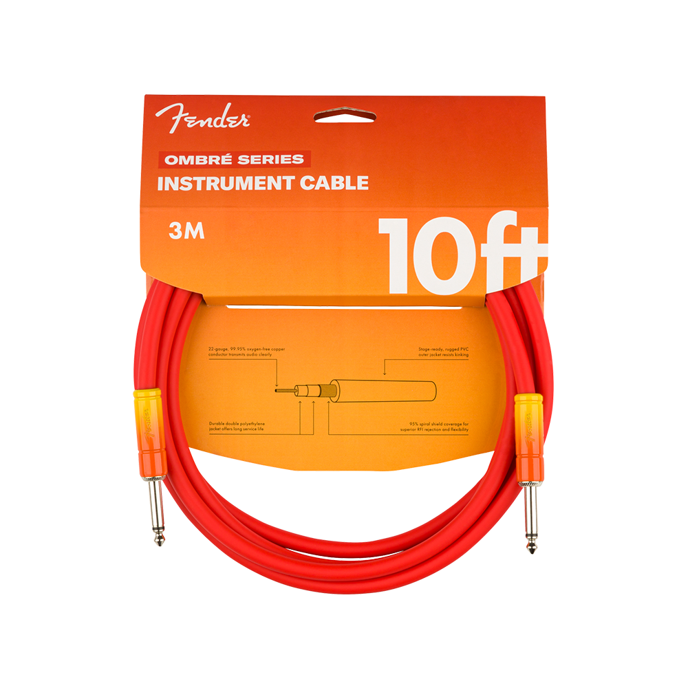 Fender Ombré Instrument Cable Straight/Straight 10 Ft