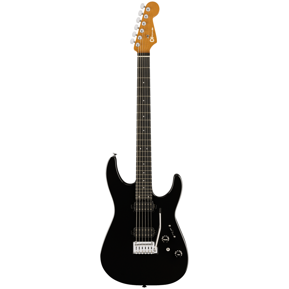 Charvel Pro-Mod DK24 HH 2PT EB Ebony Gloss Black
