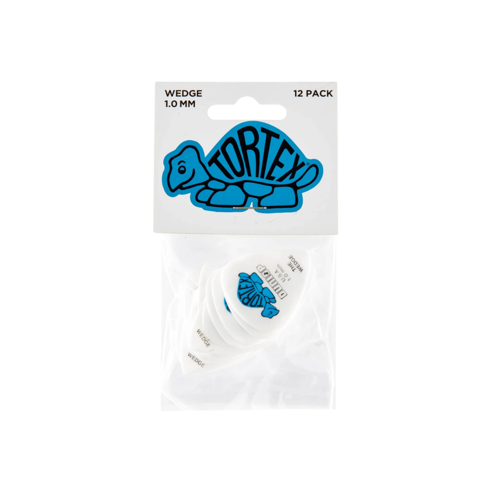 Dunlop Guitar Pick Tortex Wedge 12 Pack