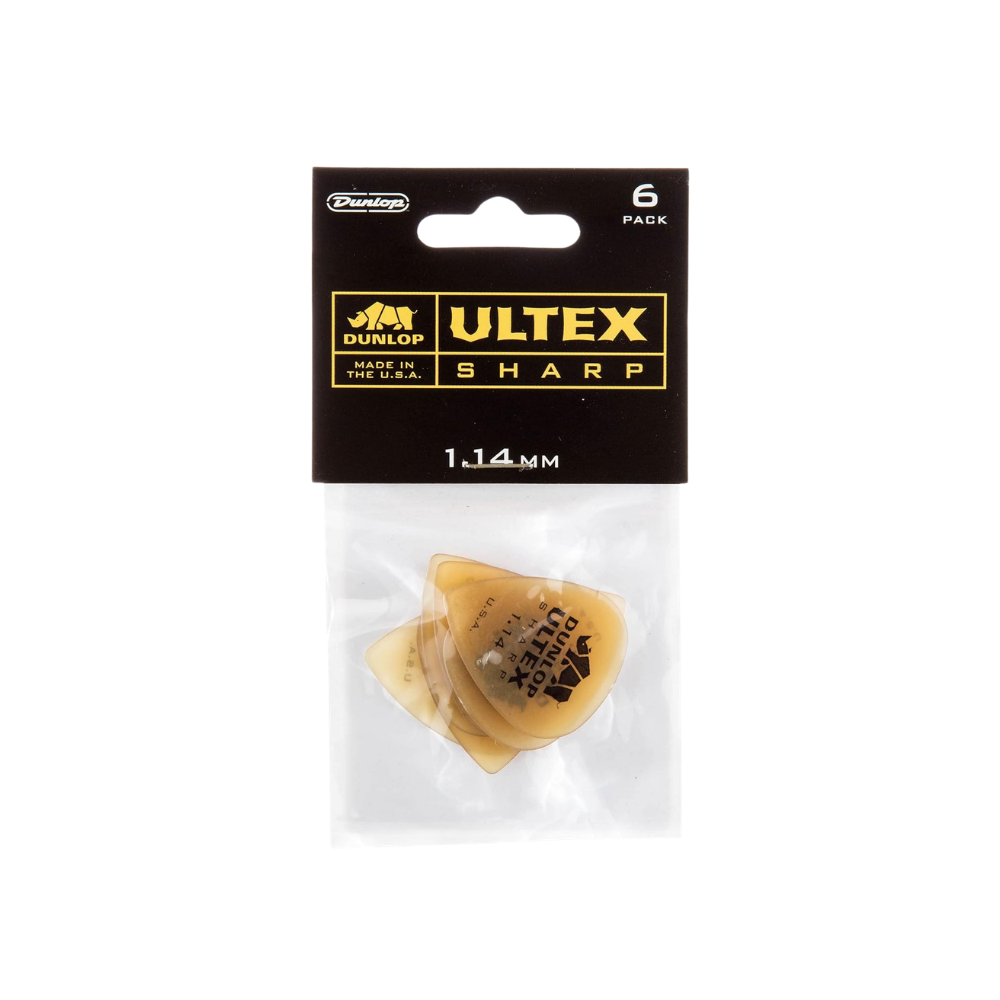Dunlop Guitar Pick Ultex Sharp 6 Pack