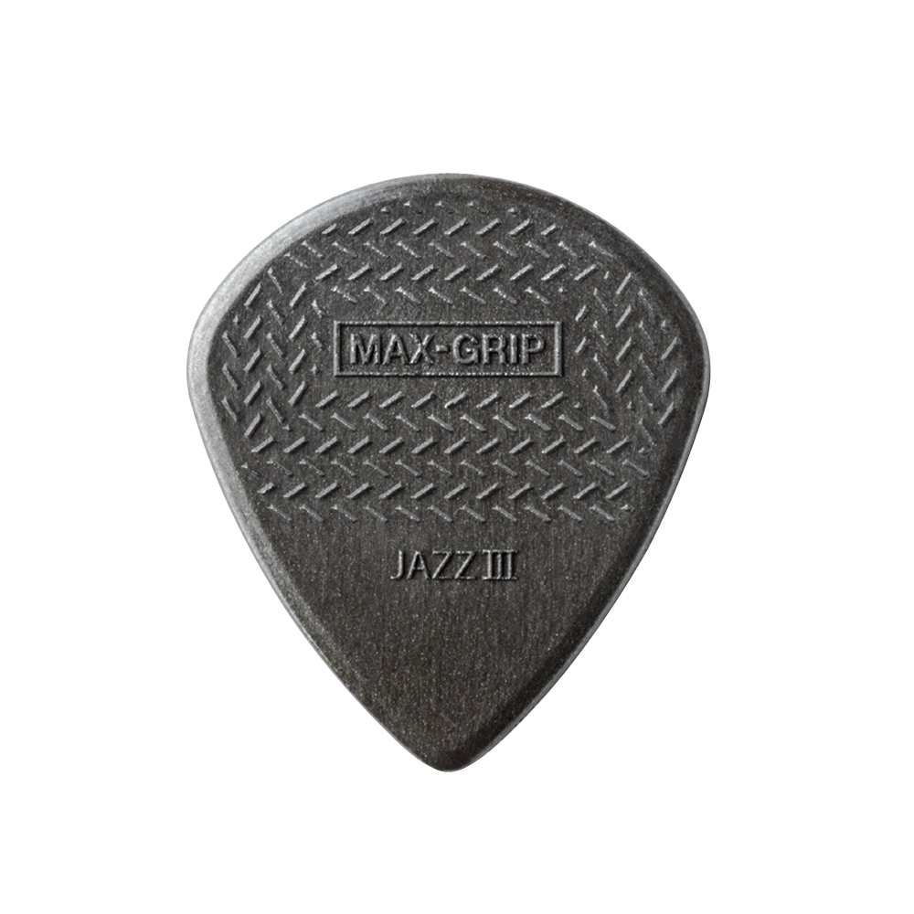 DUNLOP 471R3C PICKS NYLON MAX GRIP JAZZ 24 PIECES IN A BAG