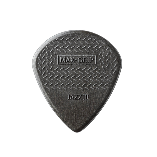 DUNLOP 471R3C PICKS NYLON MAX GRIP JAZZ 24 PIECES IN A BAG