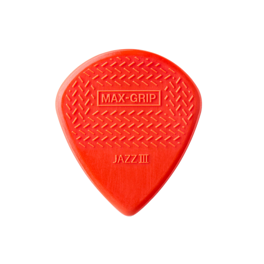 DUNLOP 471R3N PICKS NYLON MAX GRIP JAZZ 24 PIECES IN A BAG