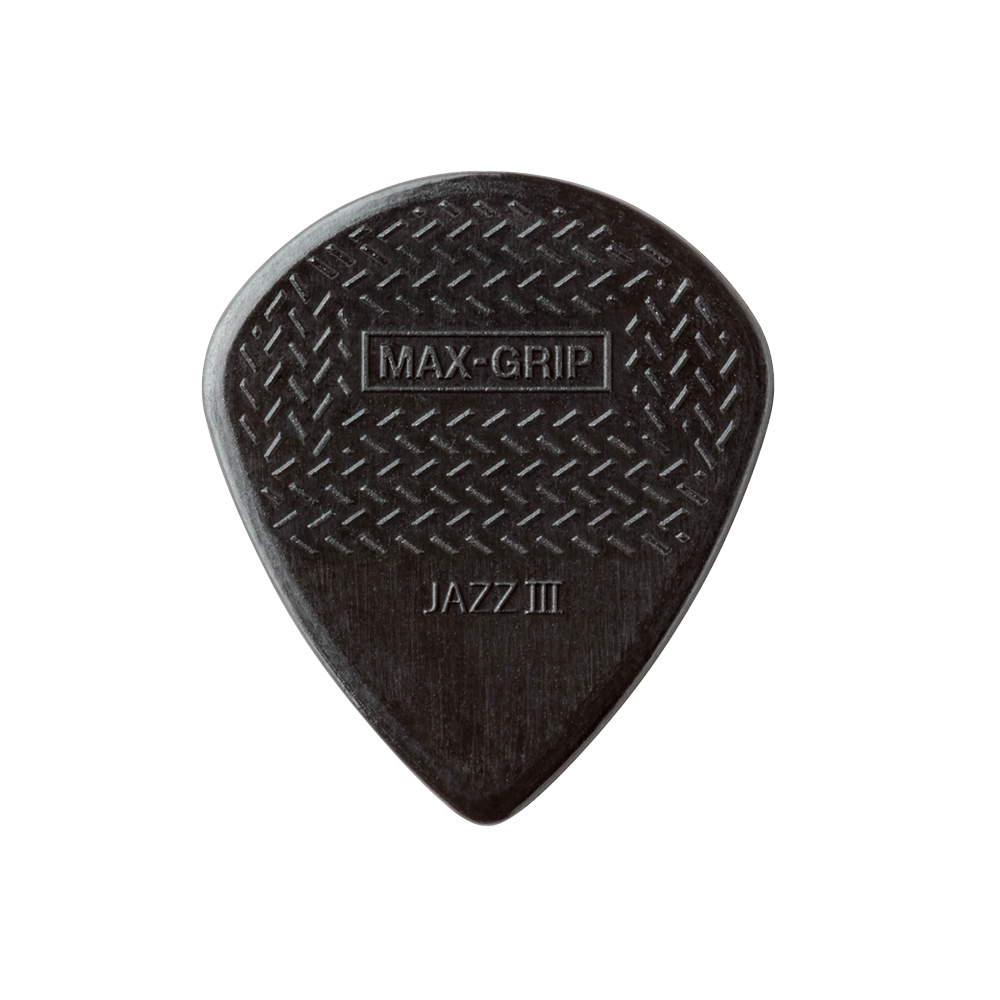 DUNLOP 471R3S PICKS NYLON MAX GRIP JAZZ 24 PIECES IN A BAG