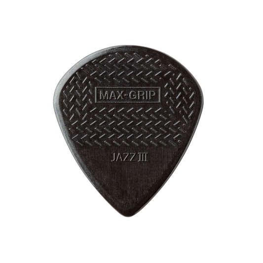 DUNLOP 471R3S PICKS NYLON MAX GRIP JAZZ 24 PIECES IN A BAG