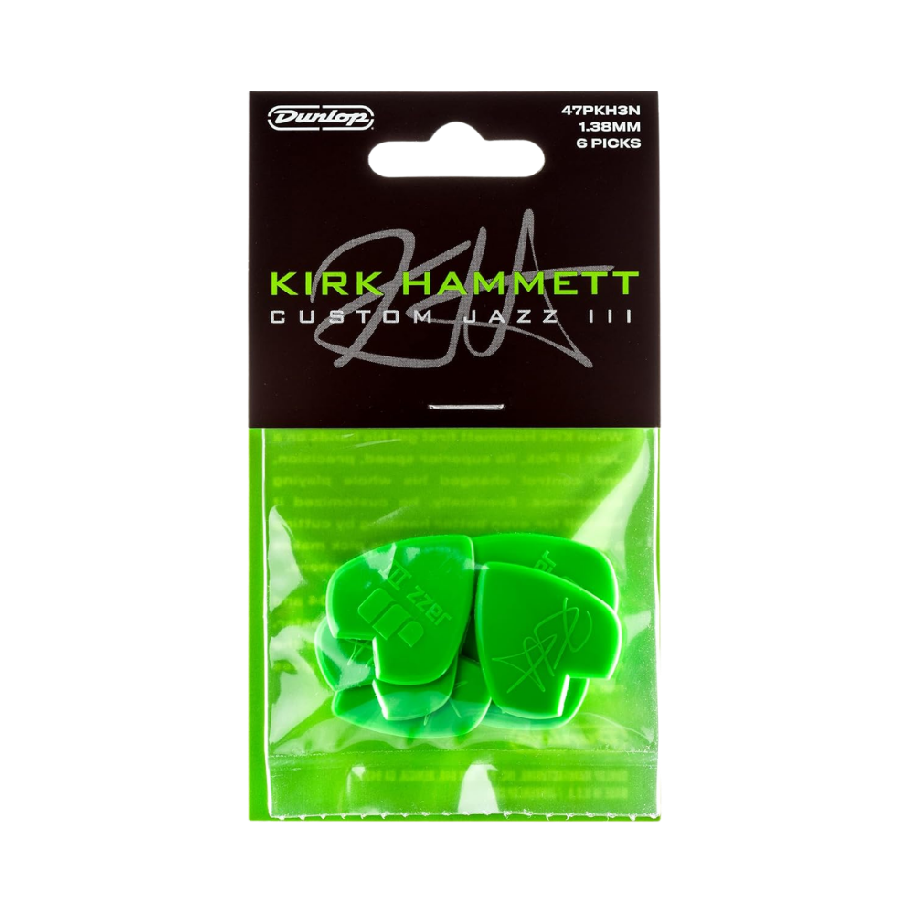 Dunlop Guitar Pick K.HAMMETT Jazz III (6 PK) 47PKH3N