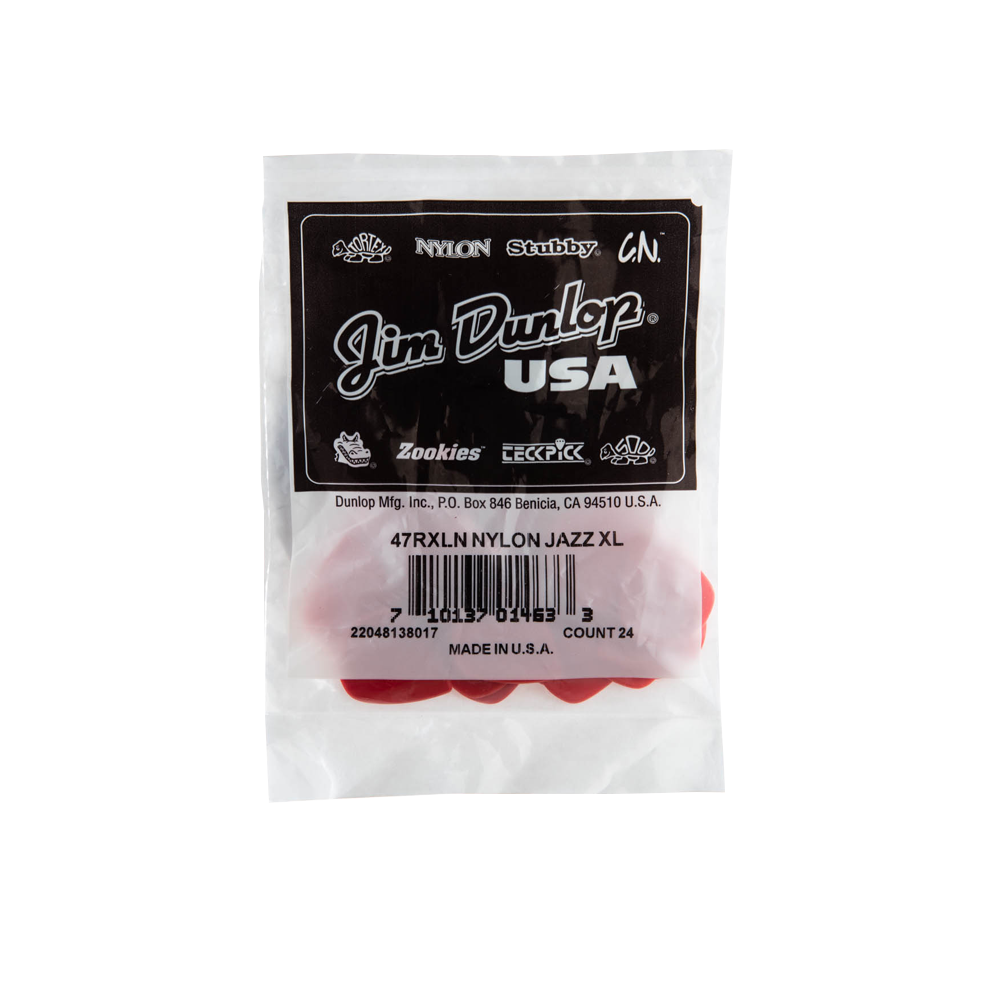 DUNLOP 47RXLN PICKS NYLON JAZZ XL