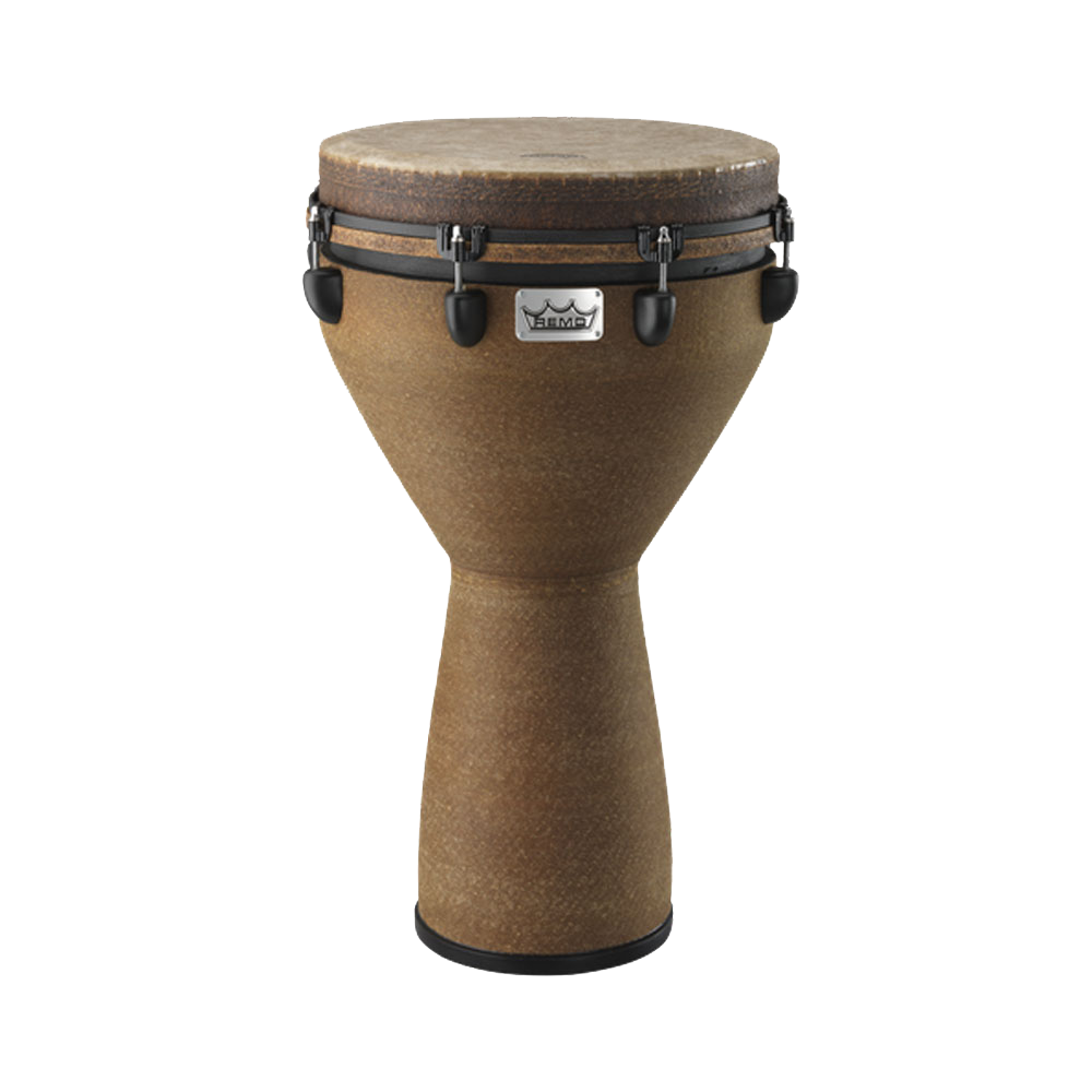 Remo DJ001405 Djembe Key Tuned 14" Diameter 25" Height Fabric Earth