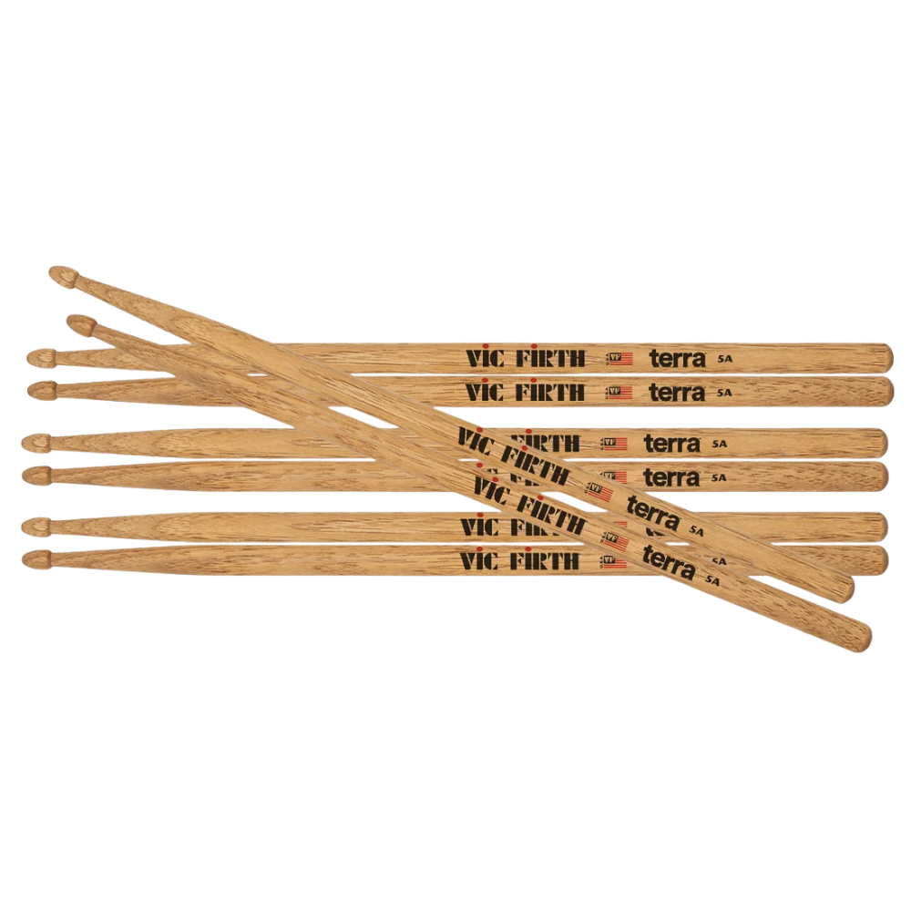 Vic Firth American Classic 5A Terra Series Value Pack of 4 P5AT4PK