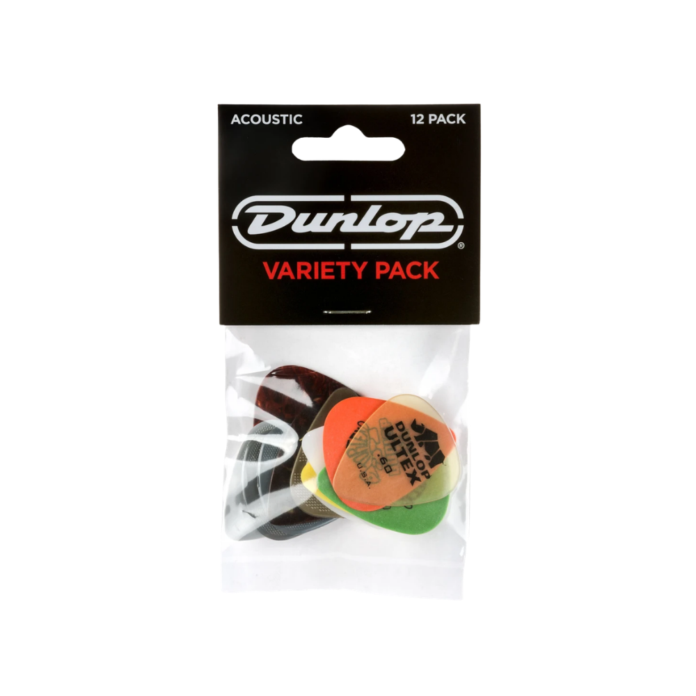 Dunlop Guitar Pick Acoustic Variety Pack 12 Pack PVP112