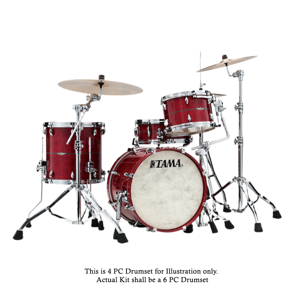 Tama Star Maple 6 Piece Drum Shell Pack 22'' TM62RZSSR