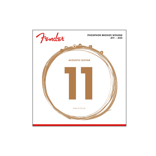 Fender 60CL Phosphor Bronze Acoustic Strings 11 - 52