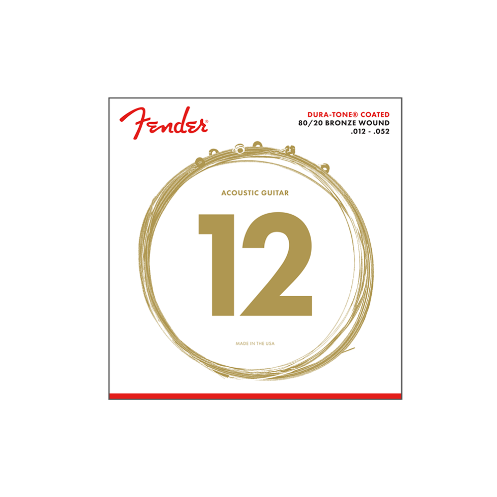 Fender Acoustic Strings Dura-Tone Bronze Coated .012-.052 880L