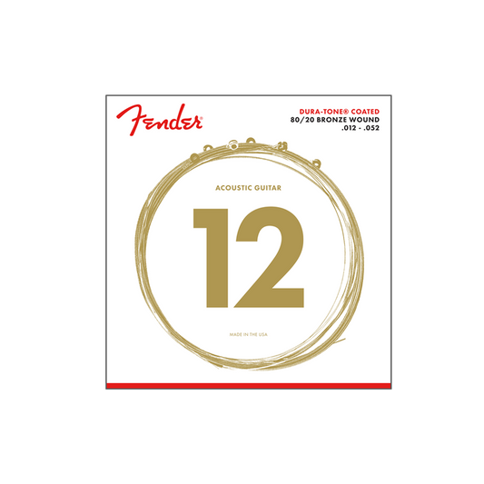 Fender Acoustic Strings Dura-Tone Bronze Coated .012-.052 880L