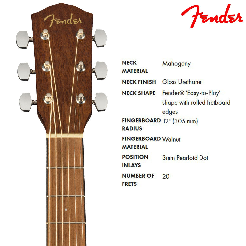 Fender CP60S Parlor Acoustic Guitar