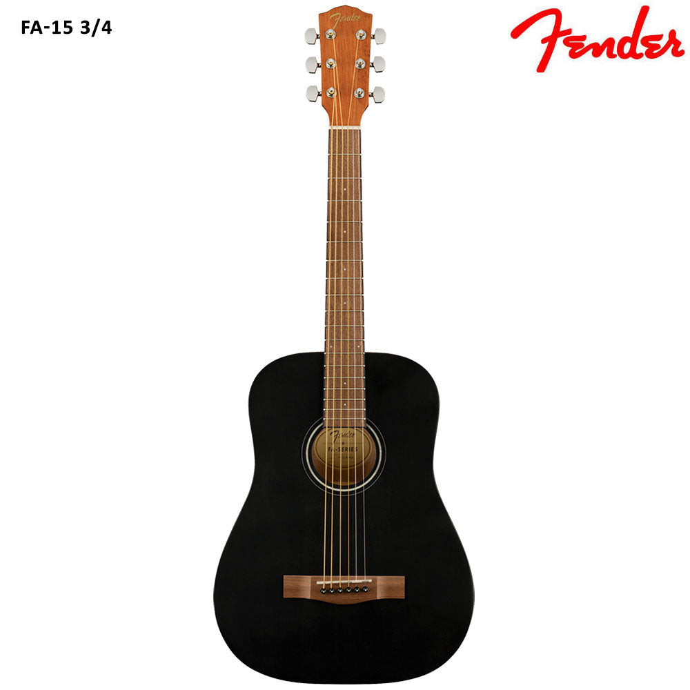 Fender FA-15 3/4 Steel Acoustic Guitar W/Bag