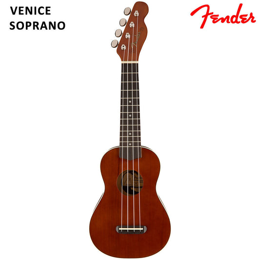 Fender Venice Soprano Ukulele Walnut