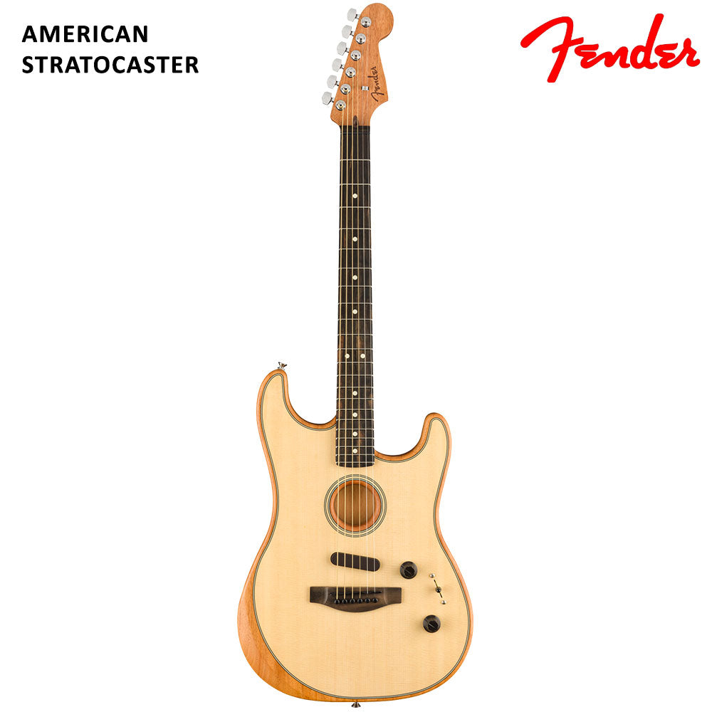 Fender American Acoustasonic Stratocaster Ebony