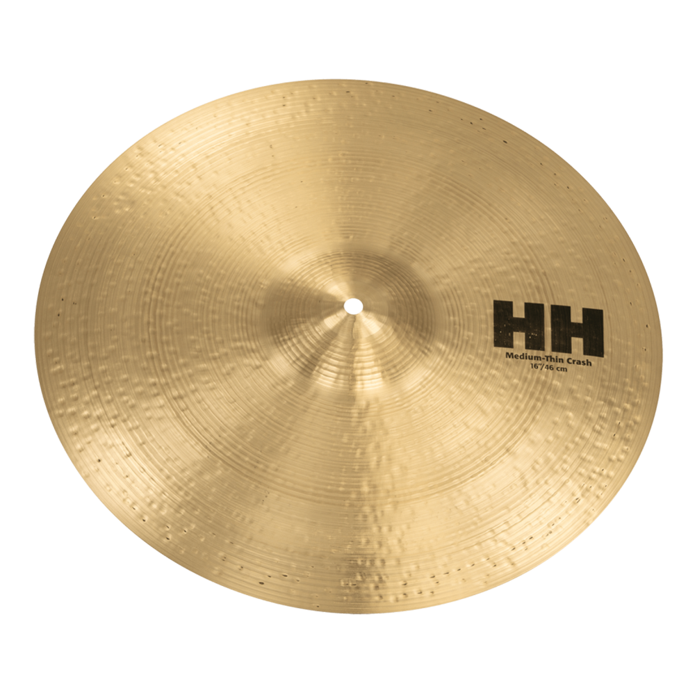 Sabian 11607B Brilliant Finish Cymbal HH Medium Thin Crash 16"