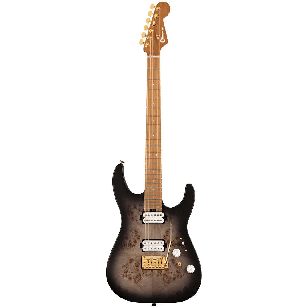 Charvel Pro-Mod DK24 HH 2PT CM Transparent Black Burst