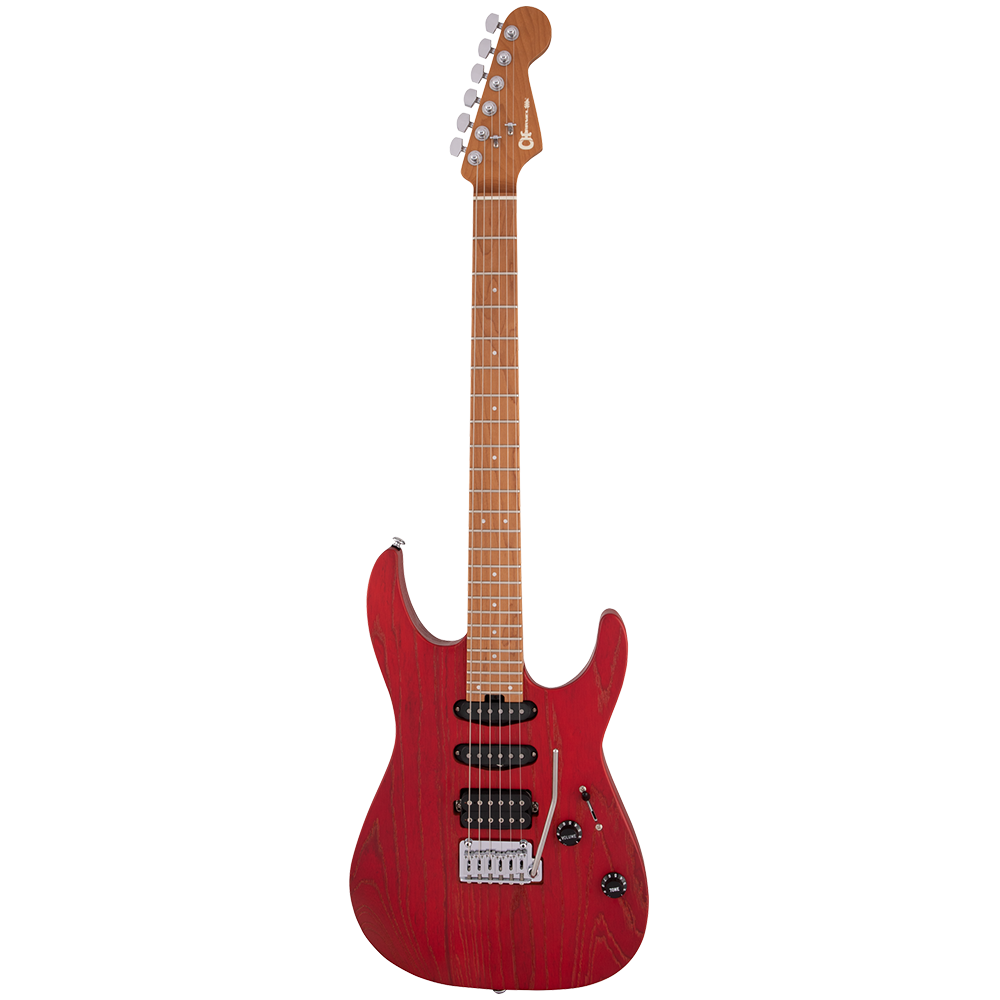 Charvel Pro-Mod DK24 HSS 2PT CM Red Ash