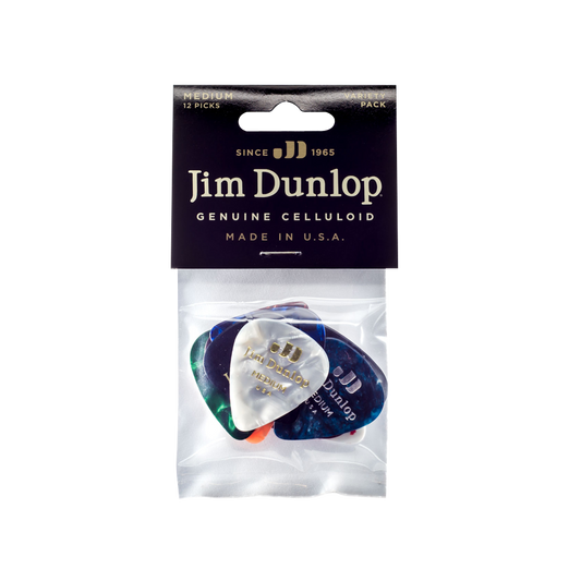 Dunlop PVP106 Celluloid Pick Variety 12 Pack