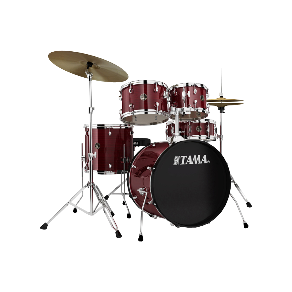 Tama Rhythm Mate 5 Piece Drum Kit 20'' W/Hardware & Throne RM50YH5