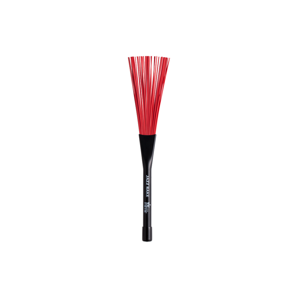 VIC FIRTH BRUSH JAZZ RAKE RED PLASTIC BJR
