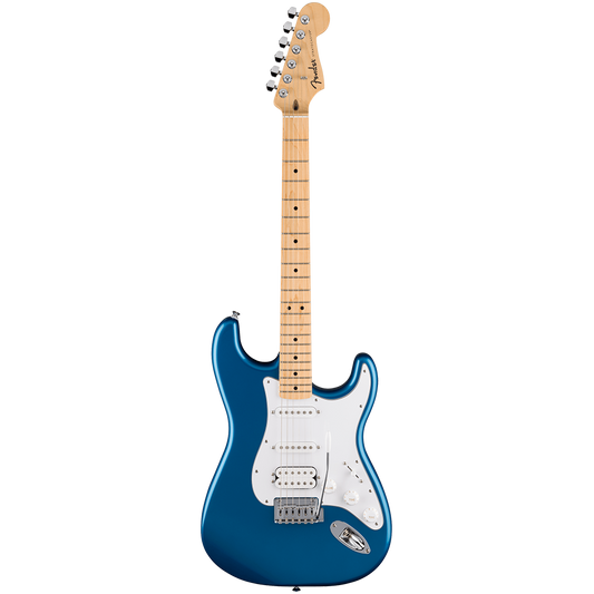 Fender Standard Stratocaster HSS Maple White Pickguard Aqua Marine Metallic