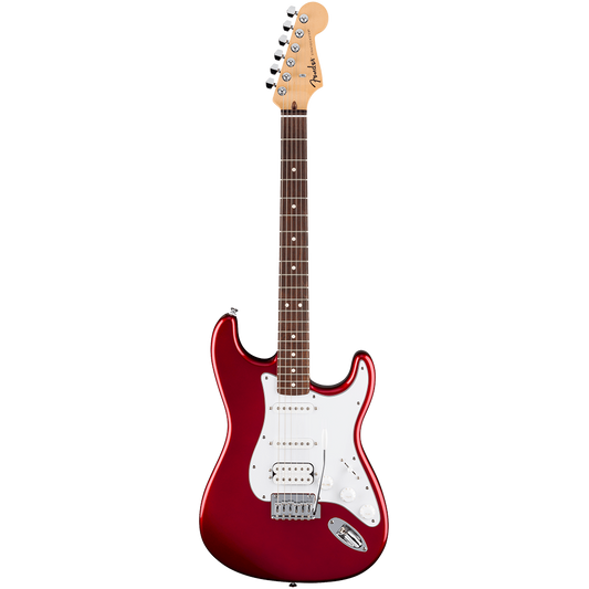 Fender Standard Stratocaster Laurel HSS White Pickguard Candy Cola