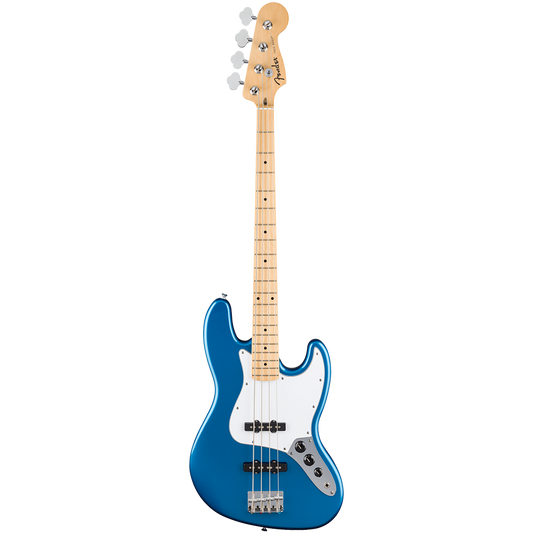 Fender Standard Jazz Bass White Pickguard Aqua Marine Metallic