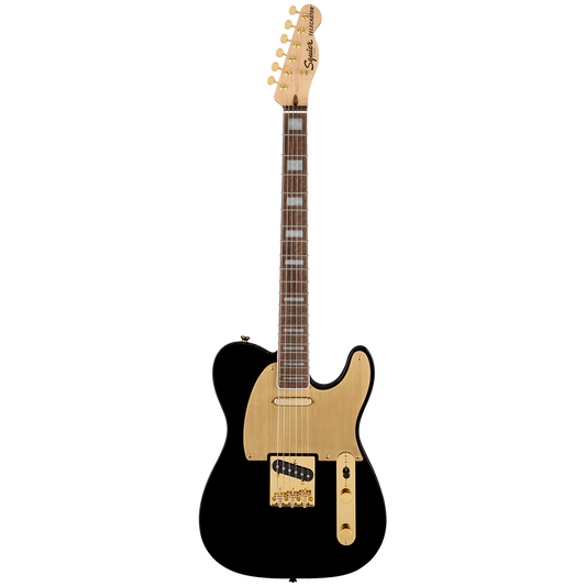 Fender Squier 40th Anniversary Telecaster Gold Edition Laurel Black