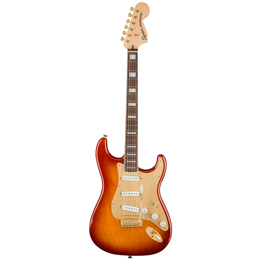 Fender Squier 40th Anniversary Stratocaster Gold Edition Laurel Sienna Sunburst