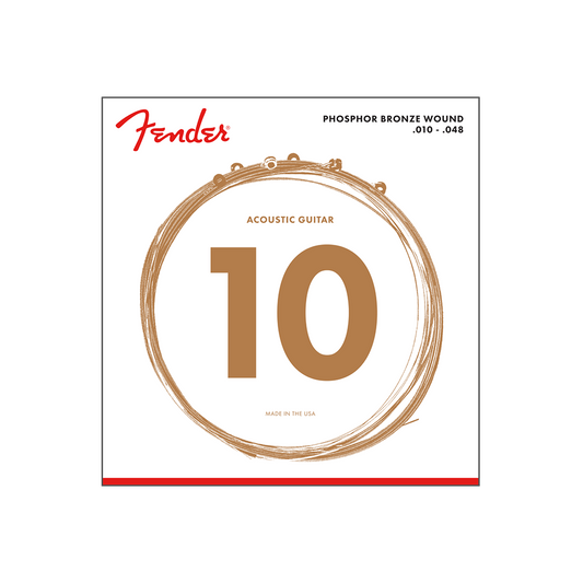 Fender Acoustic Guitar String Phosphor Bronze .010-.048 60XL