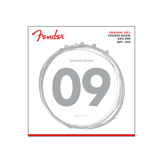Fender Electric Guitar String Original Pure Nickel 150 .009-.042 150L