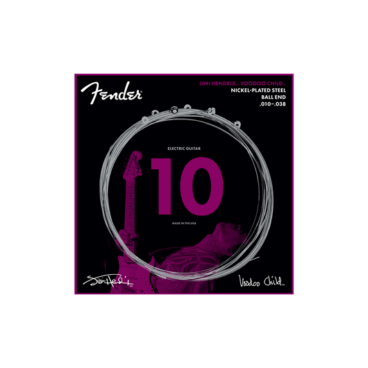 Fender Electric Guitar String J. Hendrix Voodoo Child NPS Ball End .010-.038