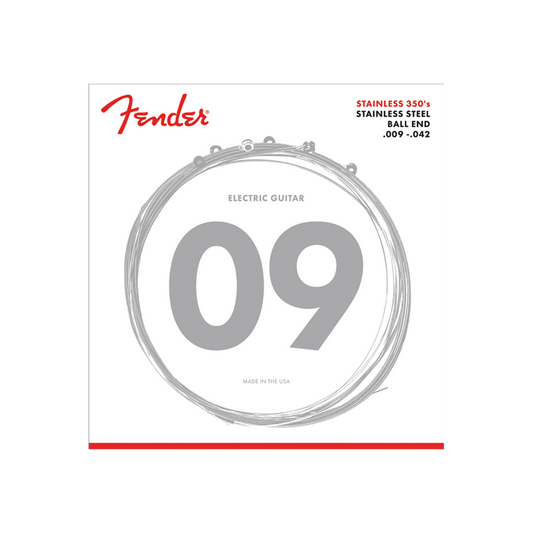 Fender Electric Guitar String Stainless Steel 350'S .009-.042 350L