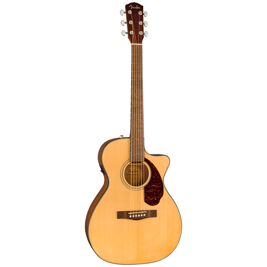Fender CC-140SCE Concert Walnut Semi Acoustic Guitar Natural W/Case