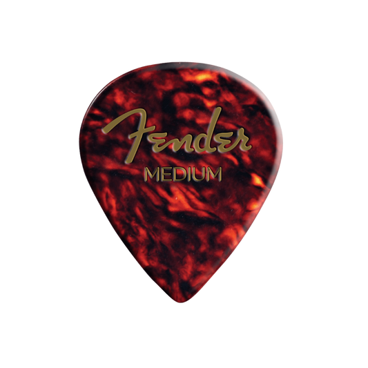 Fender Classic Celluloid Picks Medium 551 Shape - 12 Pack
