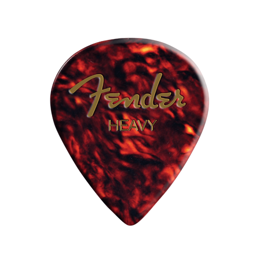 Fender Classic Celluloid Picks Heavy 551 Shape - 12 Pack