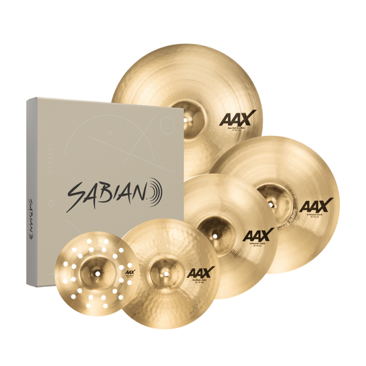Sabian AAX series Praise & Worship Set (14HH/16C/18C/21R+10S) 25005XC-PWB