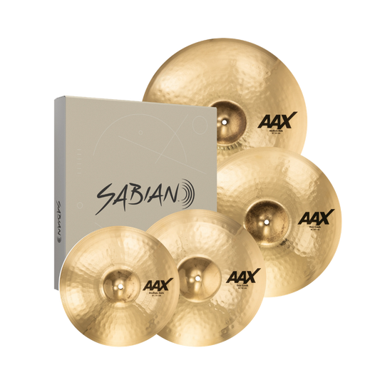 Sabian AAX series Promotional Set (14HH/16C/21R+18C) 25005XCPB