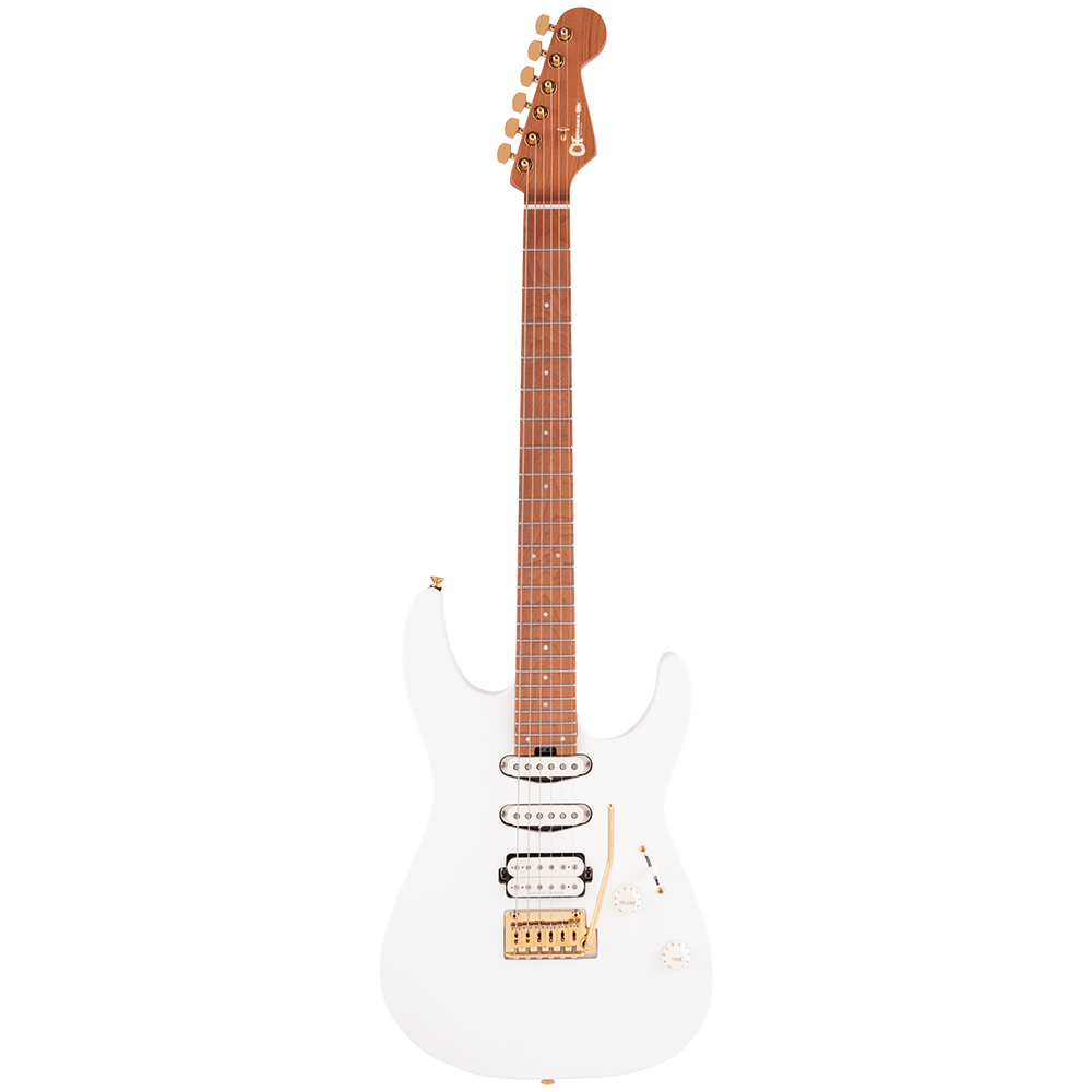 Charvel Pro-Mod DK24 HSS 2PT CM Caramelized Maple Snow White