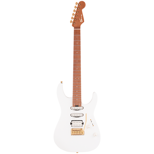 Charvel Pro-Mod DK24 HSS 2PT CM Caramelized Maple Snow White