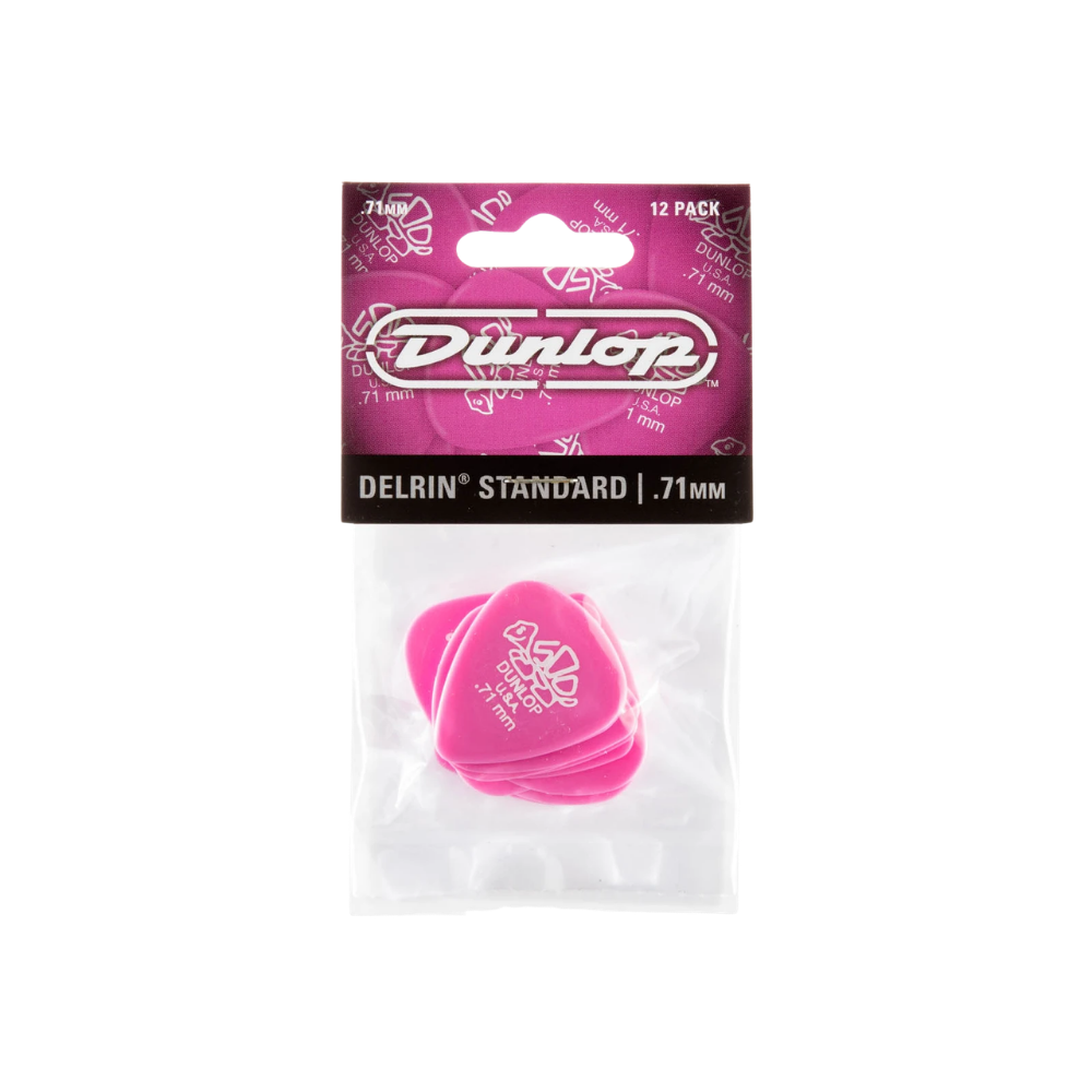 Dunlop Guitar Pick Delrin 500 - 72 Pack
