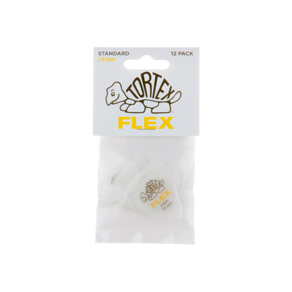 Dunlop Guitar Pick Tortex Flex Standard 12 Pack